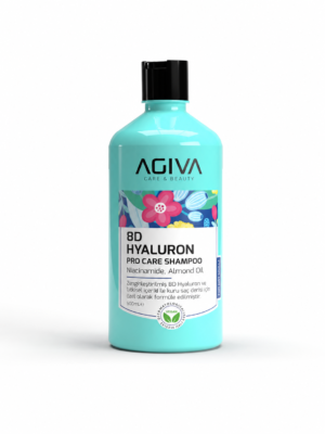 AGIVA plaukų šampūnas su hialuronu, 500ml