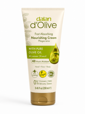 Dalan d’Olive maitinamasis kūno kremas su alyvuogių aliejumi, 250ml
