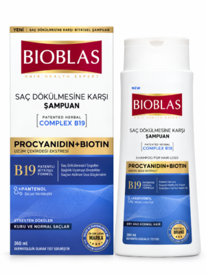 BIOBLAS Procyanidin + Biotin šampūnas, 360 ml