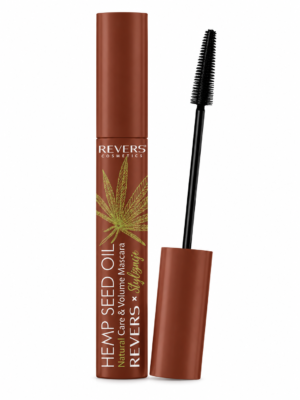 Rudos spalvos Revers Cosmetics Hemp Seed Oil tušas